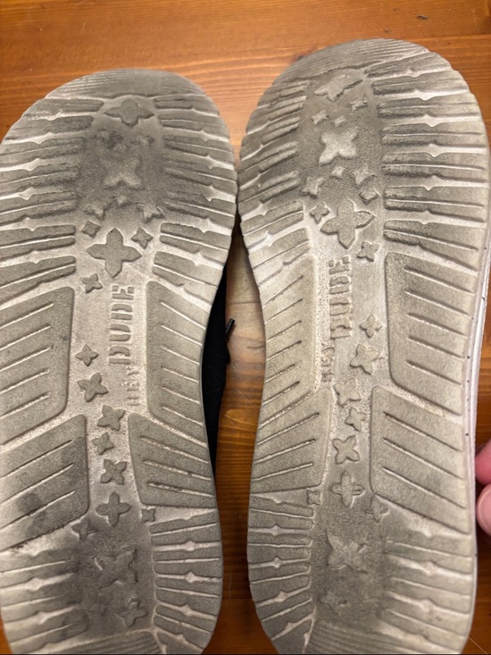 Hey Dude Womens Black Wendy Slub Canvas Slip-On Shoes - Picture 5 of 5